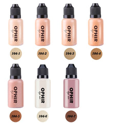 OPHIR Professional Airbrush Foundation — 3 Shade Set