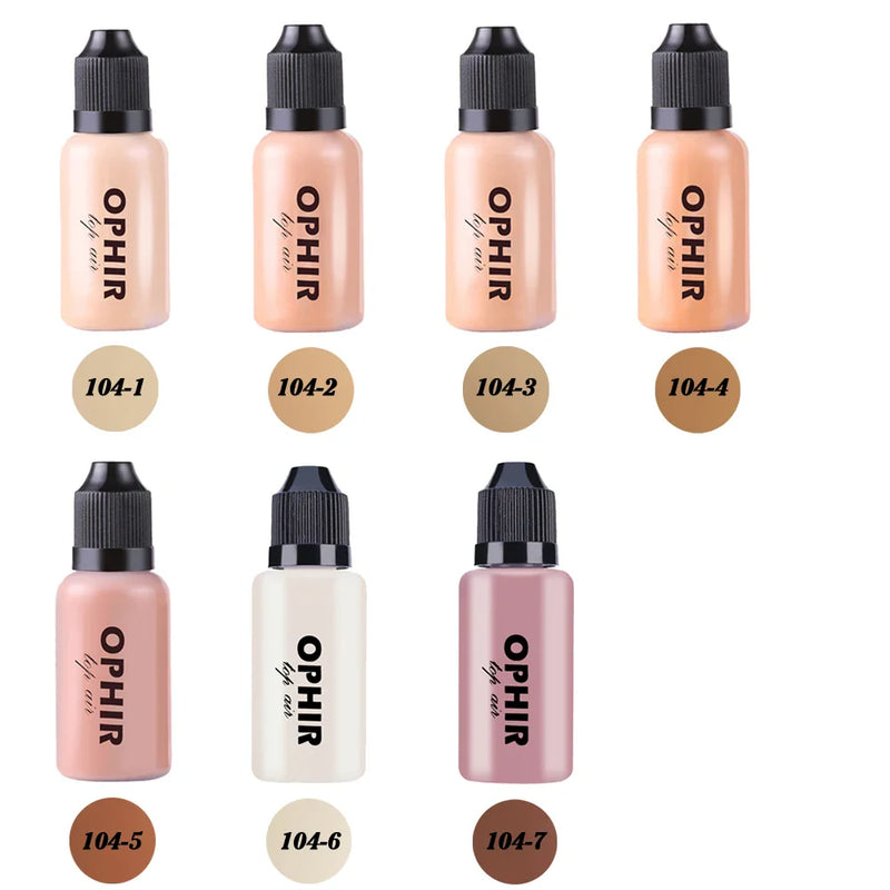 OPHIR Professional Airbrush Foundation — 3 Shade Set