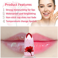Jelly Flower Colour-Changing Lip Balm Set — 24 Pieces